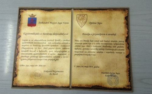 Szekszárd új testvérvárosa Jajce lett