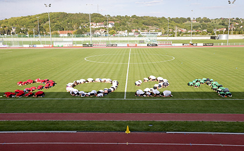 Másfél milliárdból újították fel a bonyhádi sportpályát